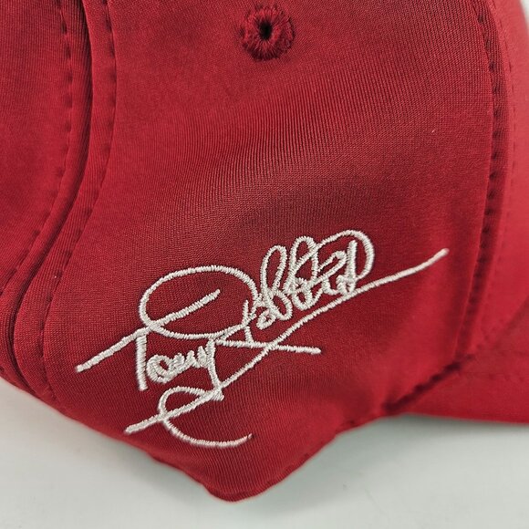 Tony Anthony Robbins Hat Cap Black Clover Red Live Lucky Blessed Signed Embroid - Picture 5 of 12
